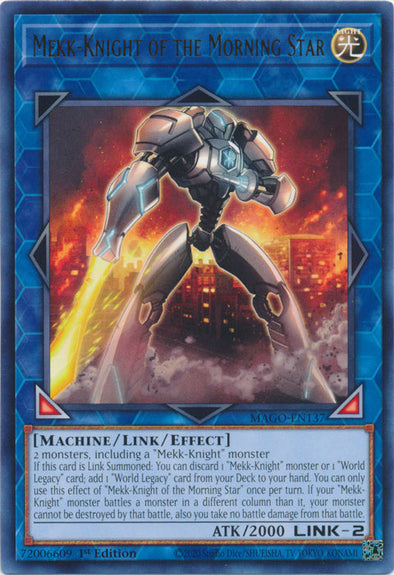 Mekk-Knight of the Morning Star - MAGO-EN137 - Rare - 1st Edition available at 401 Games Canada