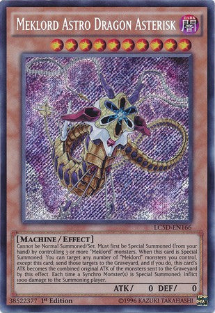 Meklord Astro Dragon Asterisk - LC5D-EN166 - Secret Rare - 1st Edition available at 401 Games Canada