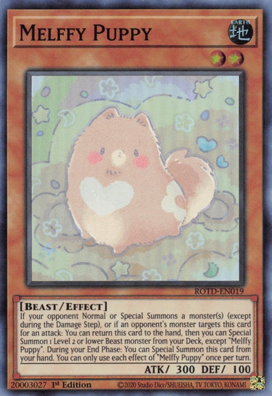 Melffy Puppy - ROTD-EN019 - Super Rare - 1st Edition available at 401 Games Canada