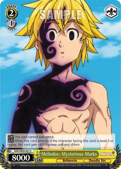 Meliodas: Mysterious Marks (C) available at 401 Games Canada