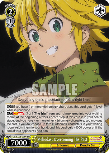 Meliodas: Overcoming His Past - SDS/SX05-E009S - Super Rare available at 401 Games Canada