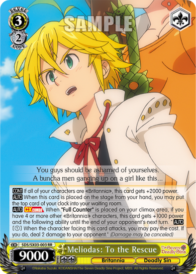 Meliodas: To the Rescue (RR) available at 401 Games Canada