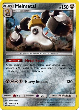 Melmetal - 129/214 - Holo Rare available at 401 Games Canada