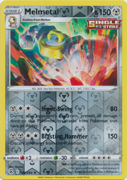 Melmetal - 189/264 - Holo Rare - Reverse Holo available at 401 Games Canada