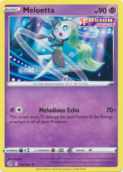 Meloetta - 124/264 - Rare available at 401 Games Canada