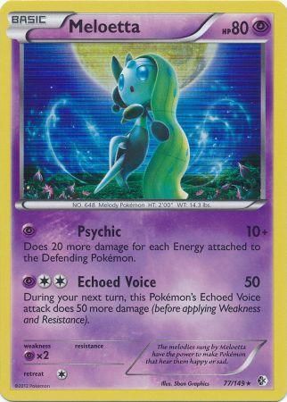 Meloetta - 77/149 - Holo Rare available at 401 Games Canada