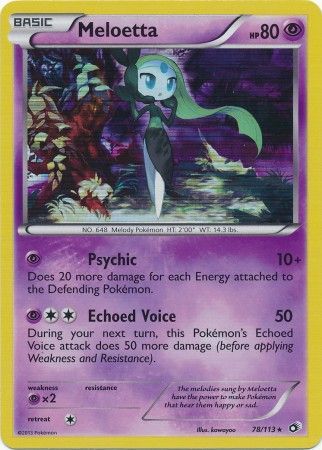 Meloetta - 78/113 - Holo Rare available at 401 Games Canada