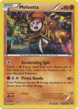 Meloetta - 85/162 - Holo Rare available at 401 Games Canada