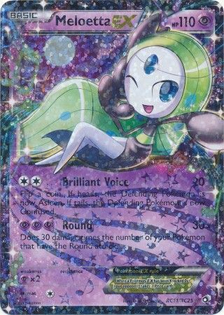 Meloetta EX - RC11/RC25 - Ultra Rare available at 401 Games Canada