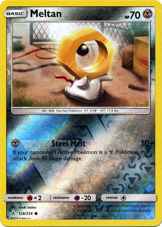 Meltan - 128/214 - Common - Reverse Holo available at 401 Games Canada