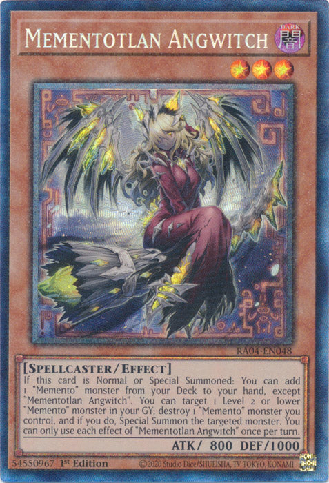 Mementotlan Angwitch (PCR) - RA04-EN048 - Prismatic Collector's Rare - 1st Edition