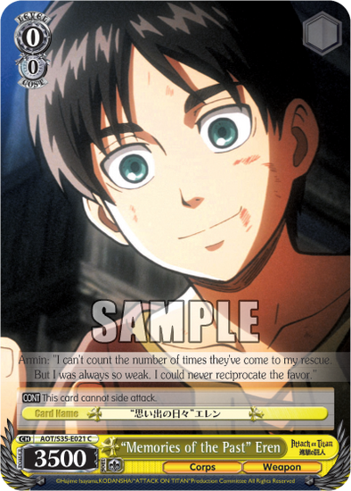 "Memories of the Past" Eren - AOT/S35-E021 - Common available at 401 Games Canada