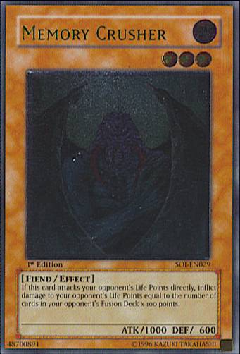 Memory Crusher - SOI-EN029 - Ultimate Rare - 1st Edition available at 401 Games Canada