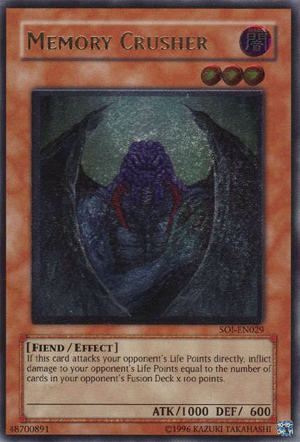 Memory Crusher - SOI-EN029 - Ultimate Rare - Unlimited available at 401 Games Canada