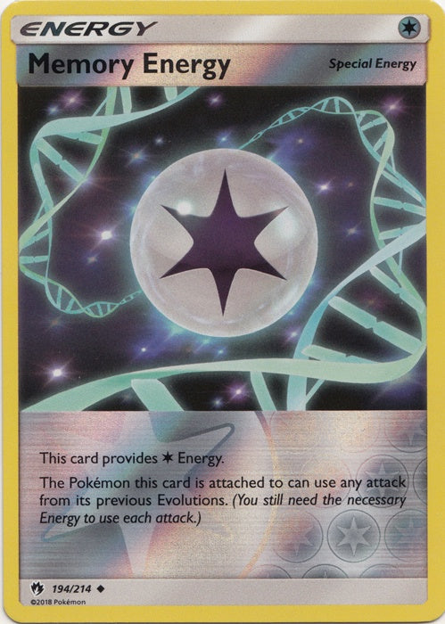 Memory Energy - 194/214 - Uncommon - Reverse Holo available at 401 Games Canada