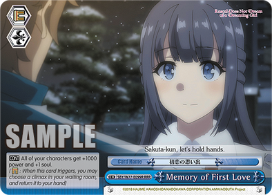 Memory of First Love - SBY/W77-E099R - Triple Rare available at 401 Games Canada