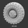 Meng - Sagged Wheel Set for Russian GAZ 233115 Tiger-M SpN SPV 1/35 [SPS-035] available at 401 Games Canada