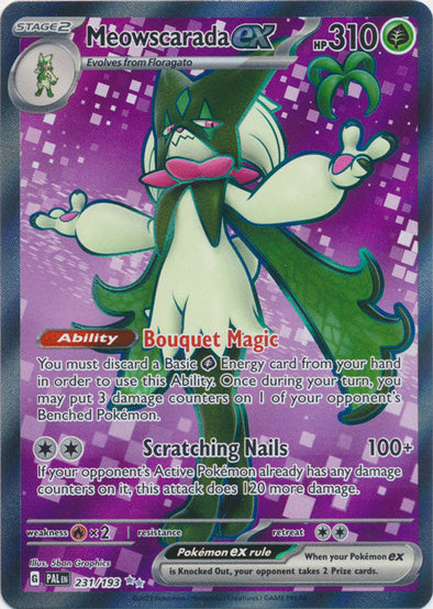 Meowscarada ex - 231/193 - Full Art Ultra Rare available at 401 Games Canada