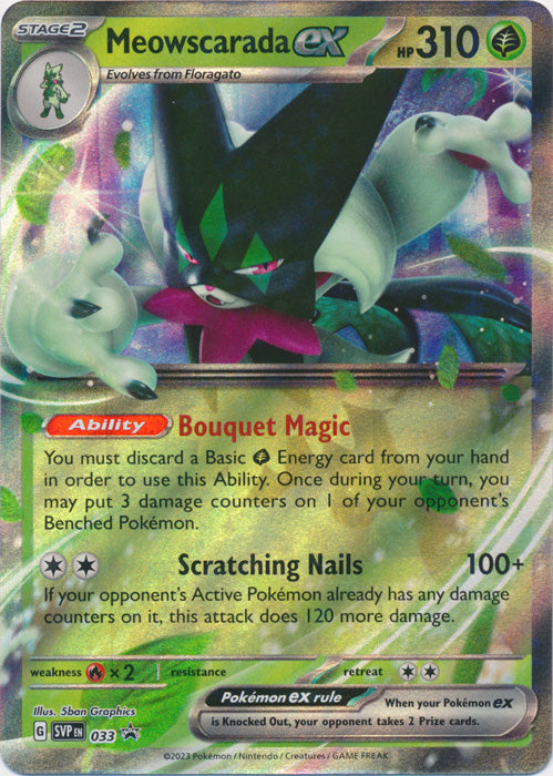Meowscarada ex - SVP033 - Promo available at 401 Games Canada