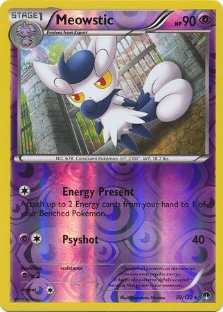 Meowstic - 59/122 - Rare - Reverse Holo available at 401 Games Canada