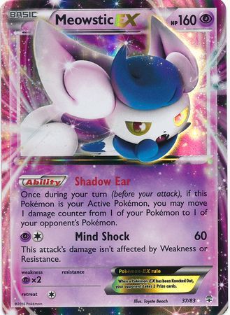 Meowstic EX - 37/83 - Ultra Rare available at 401 Games Canada