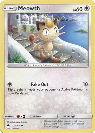 Meowth - 101/147 - Common available at 401 Games Canada