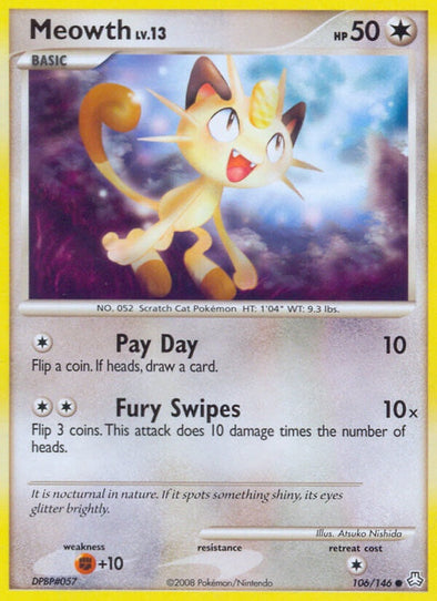 Meowth - 106/146 - Common available at 401 Games Canada