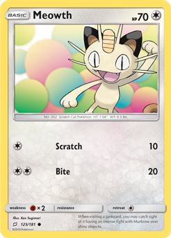 Meowth - 125/181 - Common available at 401 Games Canada