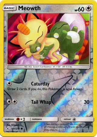 Meowth - 147/214 - Common - Reverse Holo available at 401 Games Canada