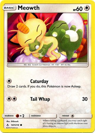 Meowth - 147/214 - Common available at 401 Games Canada