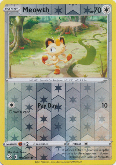 Meowth - 199/264 - Common - Reverse Holo available at 401 Games Canada