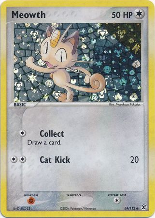 Meowth - 69/112 - Common - Reverse Holo available at 401 Games Canada