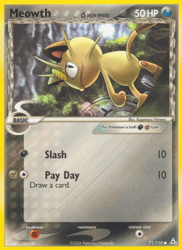 Meowth - 71/110 - Common available at 401 Games Canada