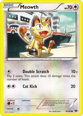 Meowth - 80/99 - Common available at 401 Games Canada