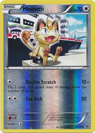 Meowth 80/99 - Promo - Mirror Reverse Holo available at 401 Games Canada