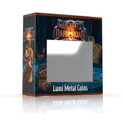 Merchants of the Dark Road: Lumi Metal Coins available at 401 Games Canada