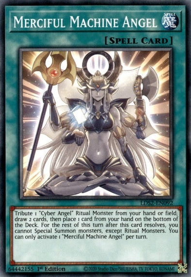 Merciful Machine Angel - LDS2-EN092 - Common - 1st Edition available at 401 Games Canada