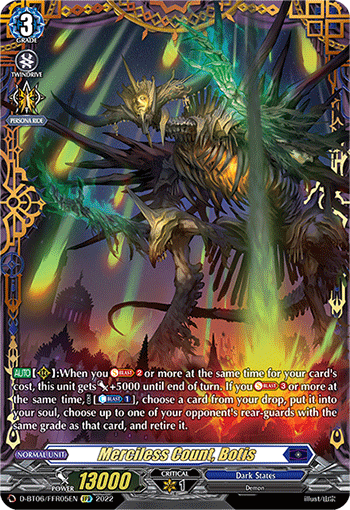 Merciless Count, Botis - D-BT06/FFR05 - Double Frame Rare available at 401 Games Canada