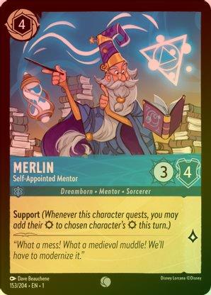 Merlin (Self-Appointed Mentor) - 153/204 - Common (Foil) available at 401 Games Canada