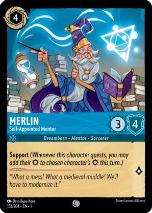 Merlin (Self-Appointed Mentor) - 153/204 - Common available at 401 Games Canada