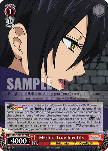 Merlin: True Identity - SDS/SX05-E057 - Double Rare available at 401 Games Canada