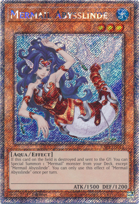 Mermail Abysslinde (Platinum Secret Rare) - RA04-EN011 - Platinum Secret Rare - 1st Edition