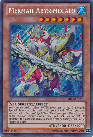 Mermail Abyssmegalo - ABYR-EN020 - Secret Rare - Unlimited available at 401 Games Canada