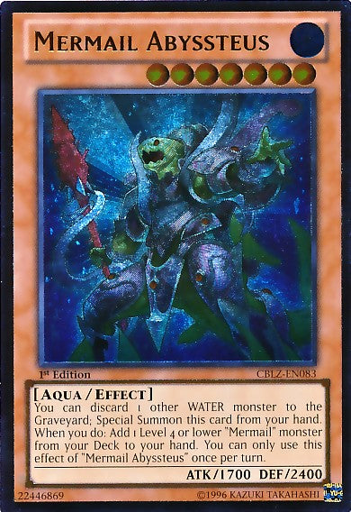 401 Games Canada - Mermail Abyssteus - CBLZ-EN083 - Ultimate Rare - 1st ...