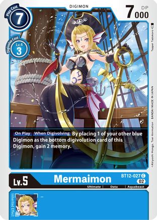 Mermaimon - BT12-027 - Common available at 401 Games Canada