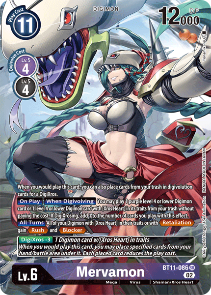 Mervamon (Alternate Art) - BT11-086 - Super Rare available at 401 Games Canada