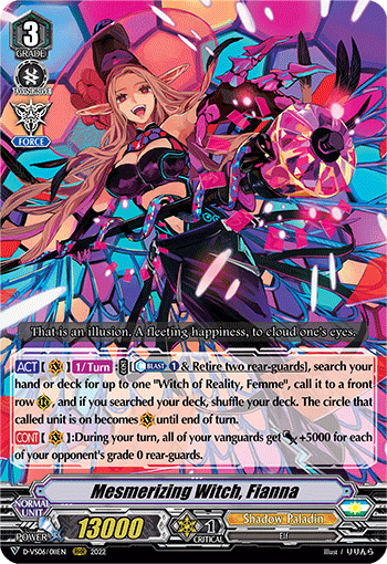 Mesmerizing Witch, Fianna - D-VS06/011 - Triple Rare available at 401 Games Canada