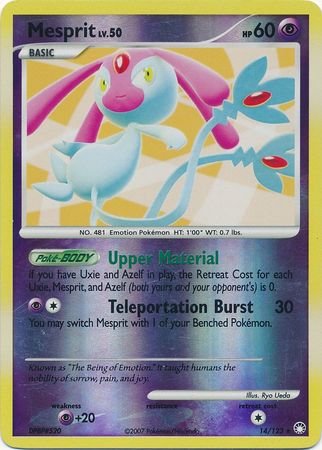 Mesprit - 14/123 - Holo Rare - Reverse Holo available at 401 Games Canada