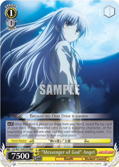 "Messenger of God" Angel - AB/W31-E002 - Triple Rare available at 401 Games Canada