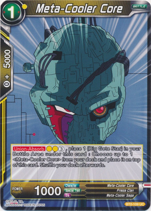 Meta-Cooler Core - BT2-109 - Uncommon available at 401 Games Canada